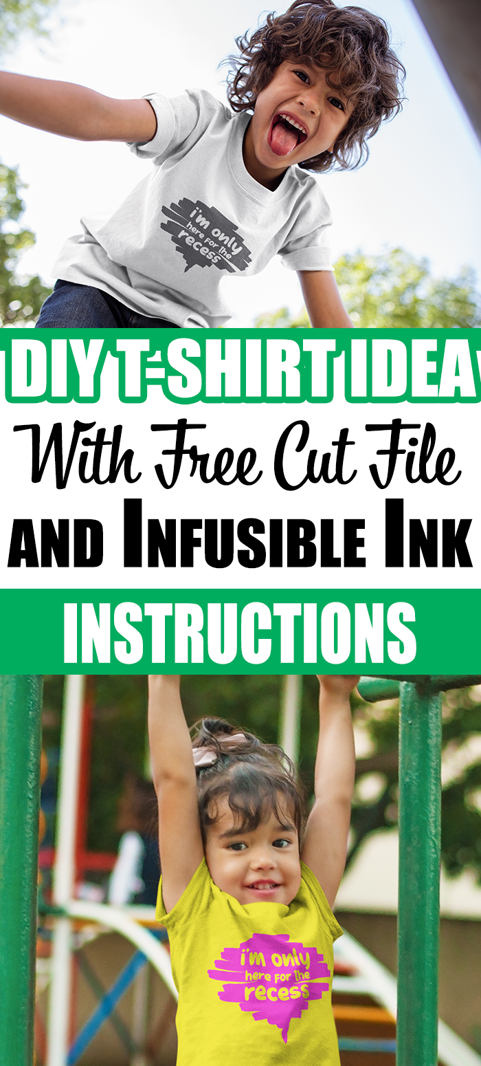 DIY T-Shirt Idea With Free Cut File and Infusible Ink Instructions #diy #cricut #tshirt DIY T-Shirt Idea With Free Cut File and Infusible Ink Instructions #diy #cricut #tshirt