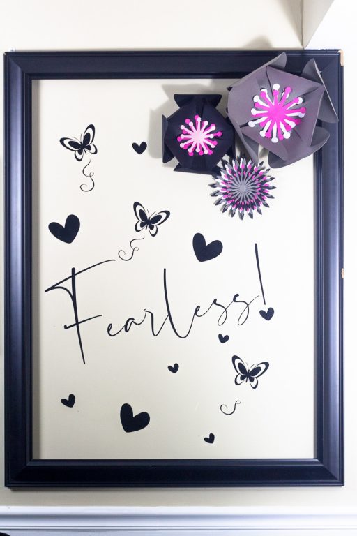 Easy DIY Vinyl Wall Decal * Color Me Crafty