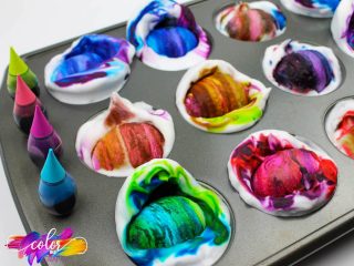 How To Make Shaving Cream Eggs For Easter * Color Me Crafty