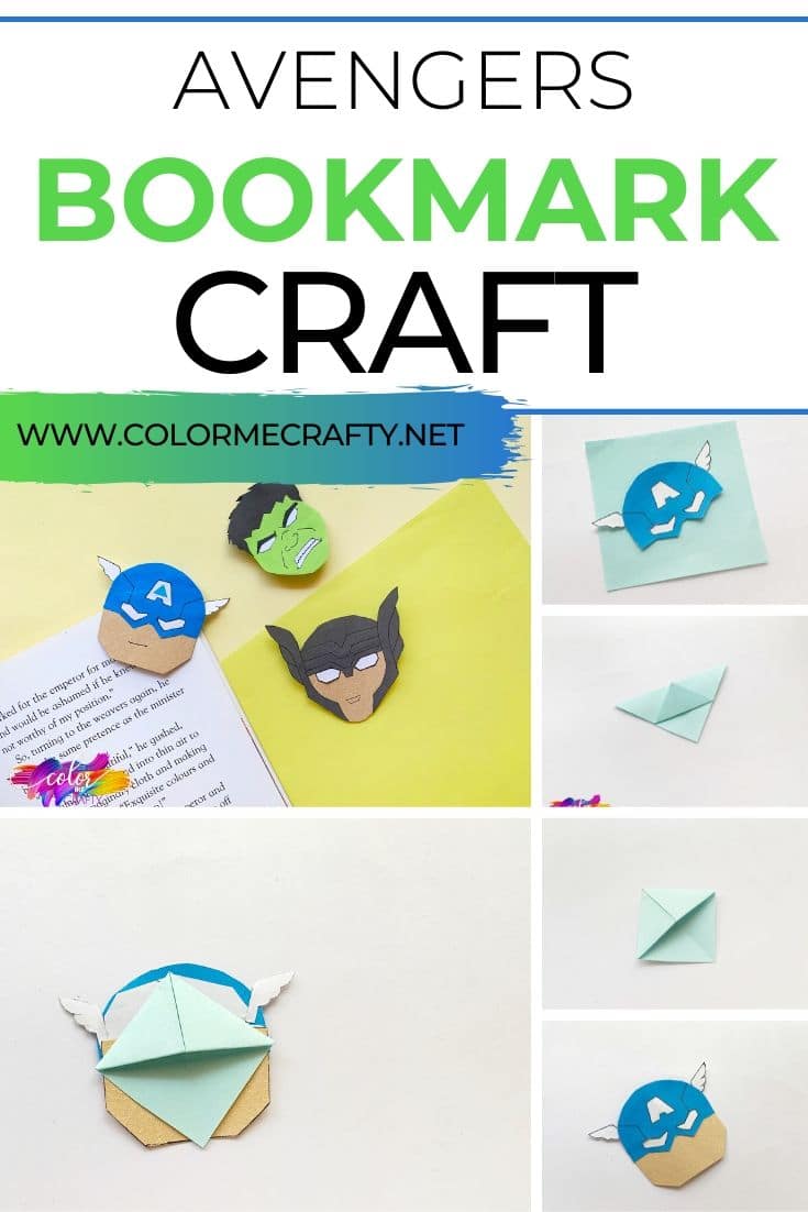 How To Make Avengers Corner Bookmarks * Color Me Crafty