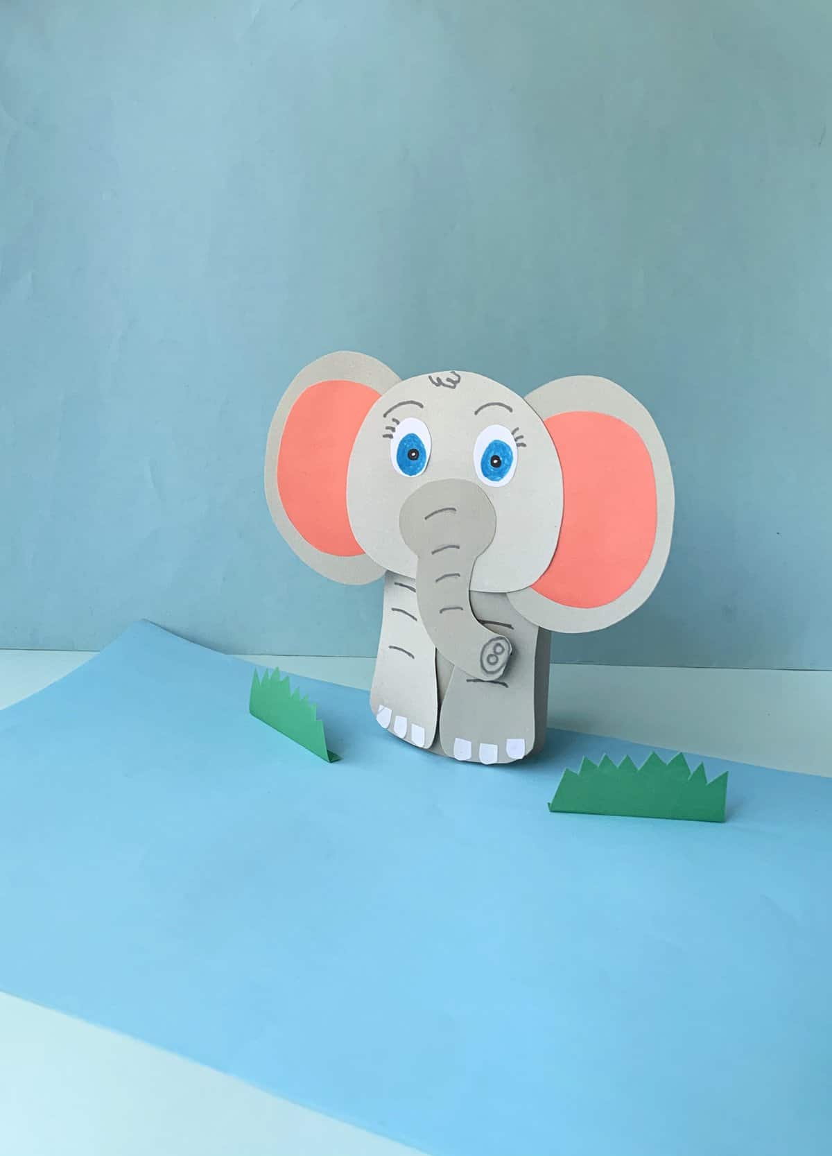 Elephant Toilet Paper Roll Craft For Kids * Color Me Crafty