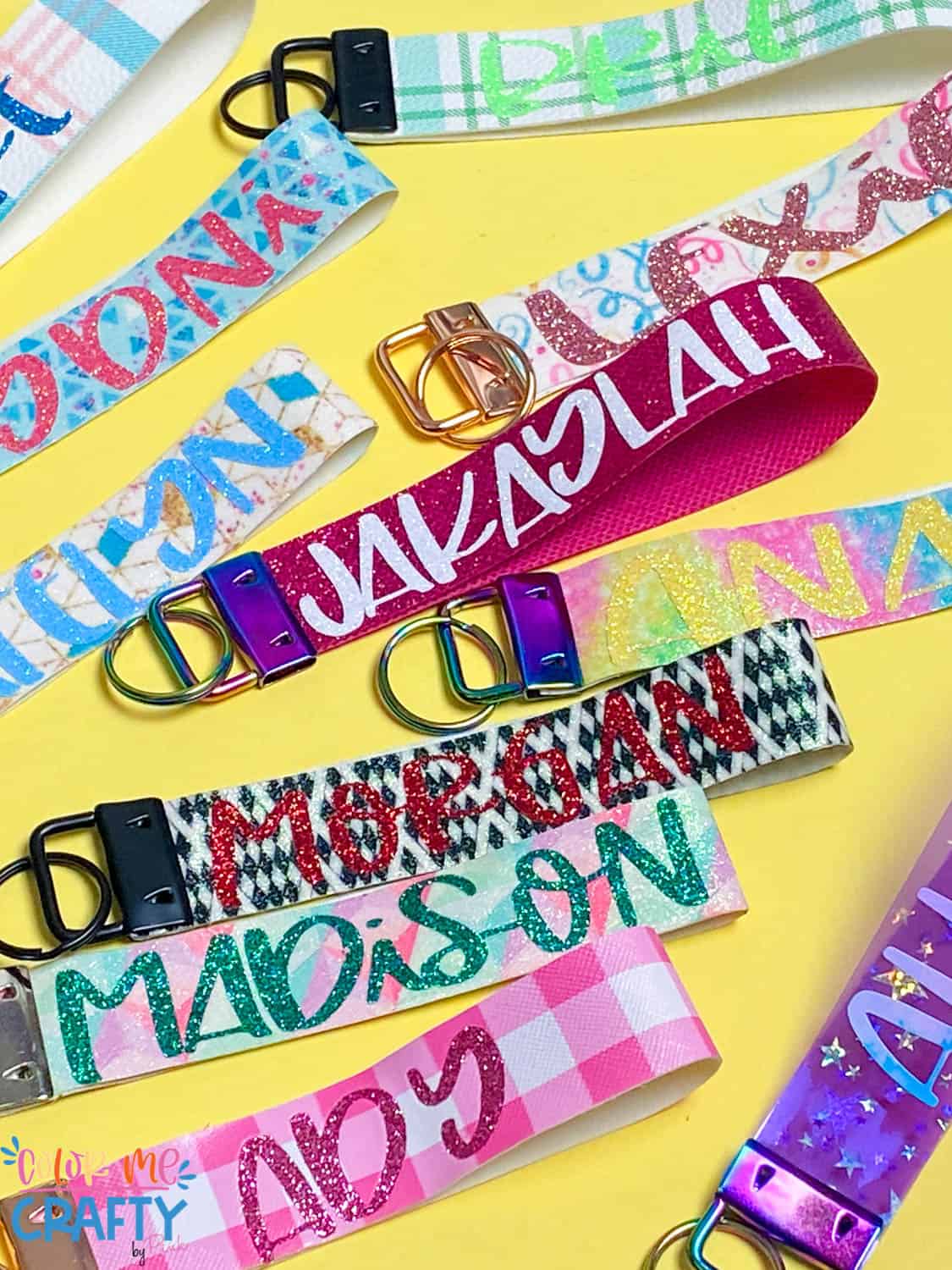 Easy Wristlet Keychain With Cricut Maker 3 + Video * Color Me Crafty