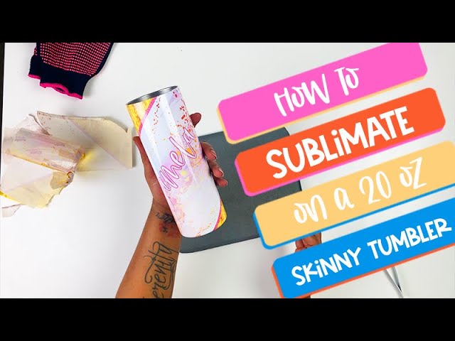 Sublimation Tumbler Wrap In The Air Fryer - Color Me Crafty