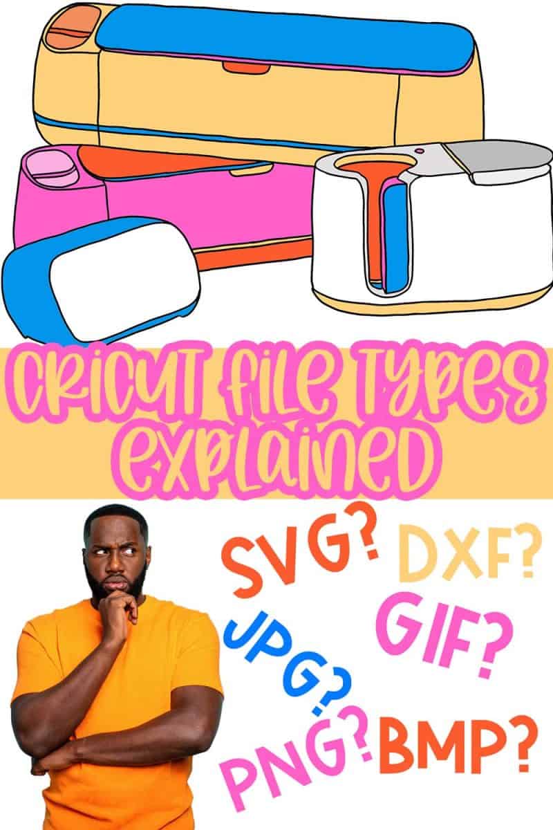 Basic Cricut File Types Explained - Color Me Crafty
