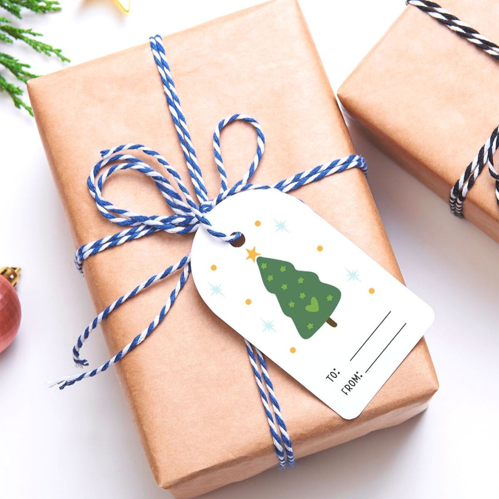 Use these free printable christmas gift tags for all your presents this year.