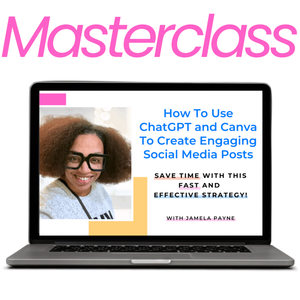 mock up for the chatgpt/canva masterclass