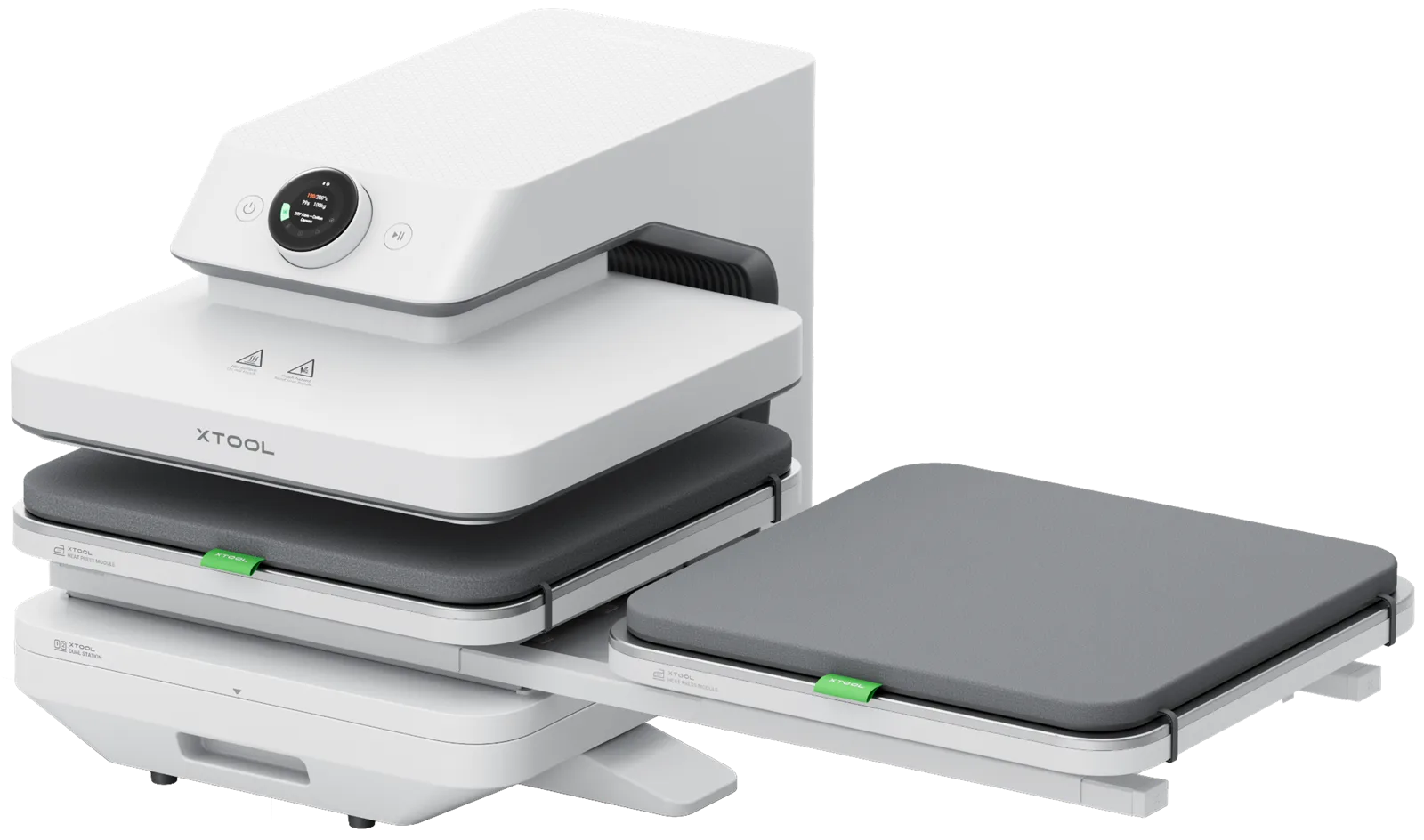 xTool WonderPress heat press with dual station
